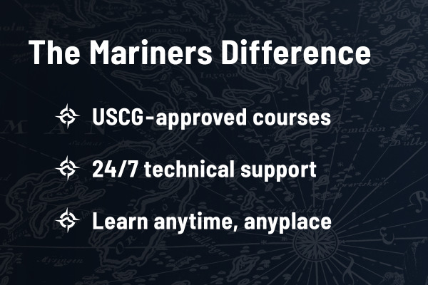 OUPV Six-Pack Upgrade to 25 50 or 100-Ton Master Captain’s License - Online Course and Exam Fashion