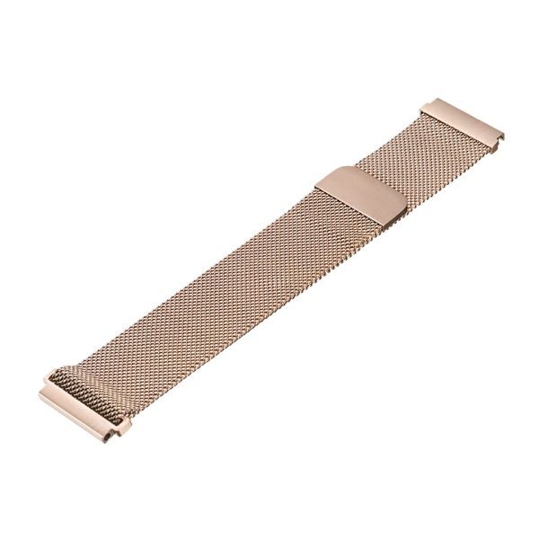 Maxbell Maxbell Universal Watch Mesh Loop Wrist Band Strap Magnetic Clasp Replacement Rose Gold For Discount