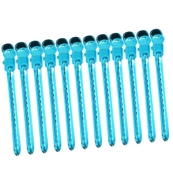 Maxbell Maxbell 14pcs Duckbill Clips 3.5   Curling Clip Grips for Hair Styling Makeup Blue For Sale