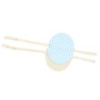 Maxbell Maxbell 1 Pair Washable Underarm Armpit Sweat Absorbing Pad Shields Light Blue Grid Fashion