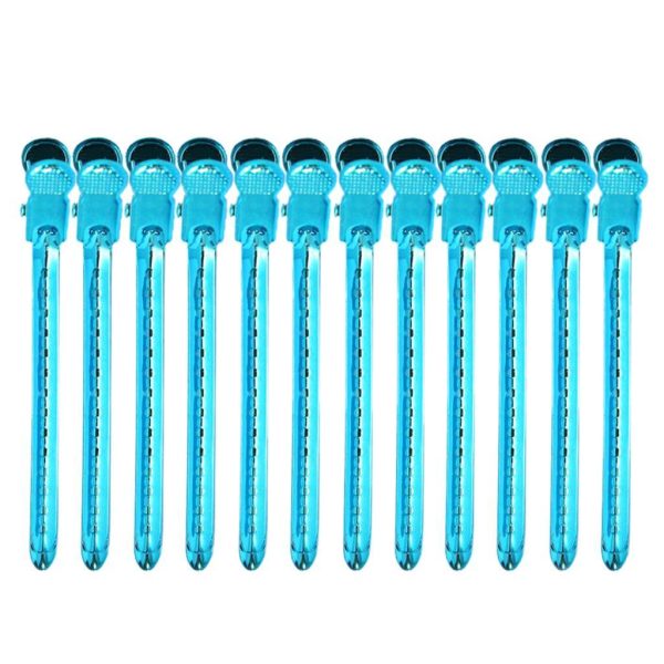 Maxbell Maxbell 14pcs Duckbill Clips 3.5   Curling Clip Grips for Hair Styling Makeup Blue For Sale