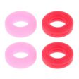 Maxbell Maxbell 2 Pairs Anti Slip Silicone Ear Hooks Holder for Glasses Red Pink Hot on Sale