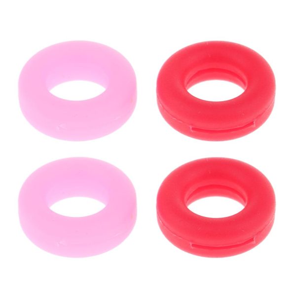 Maxbell Maxbell 2 Pairs Anti Slip Silicone Ear Hooks Holder for Glasses Red Pink Hot on Sale