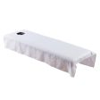 Maxbell Maxbell Beauty Massage SPA Treatment Bed Table Cover Sheet w Face Hole White Discount