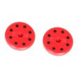 Maxbell Maxbell 2 pcs Replacement Slider Block for Skateboard Longboard Sliding Gloves Red Fashion