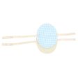 Maxbell Maxbell 1 Pair Washable Underarm Armpit Sweat Absorbing Pad Shields Light Blue Grid Fashion