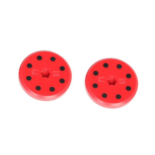 Maxbell Maxbell 2 pcs Replacement Slider Block for Skateboard Longboard Sliding Gloves Red Fashion