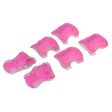 Maxbell Maxbell 6Pcs Skating Protective Gear Set Bicycle Skateboard Skate Roller Protector Pink Online now