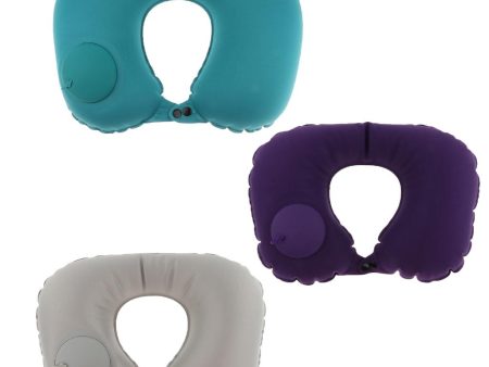 Maxbell Maxbell Inflatable U Shape Travel Pillow Neck Head Rest Support Cushion Blue Online