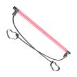 Maxbell Maxbell Portable Pilates Bar Gym Stick Exercise Resistance Band Fitness Rose Red For Sale