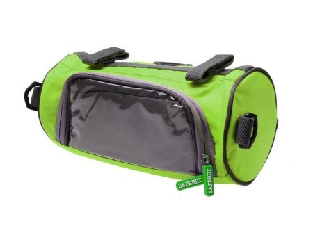 Maxbell Maxbell Bicycle Mobile Phone Pouch Handlebar Bag with Touch Screen Round Green Fashion