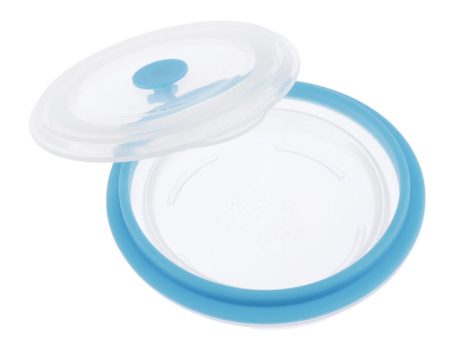 Maxbell Maxbell Silicone Portable Lunch Bowl Round Folding Box Food Storage Container 400ml For Sale