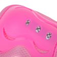 Maxbell Maxbell 6Pcs Skating Protective Gear Set Bicycle Skateboard Skate Roller Protector Pink Online now