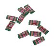 Maxbell Maxbell 10x Knitted Fabric Hair Dreadlock Beads Tubes For DIY Braids Pendants 01 Discount