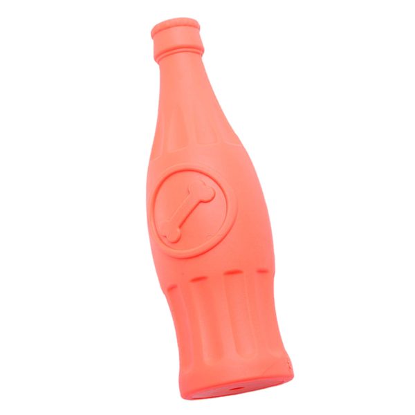 Maxbell Maxbell Bottle Shaped Pet Chew Toys Bite Resistant Dog Teeth Cleaning Toys Orange Fashion