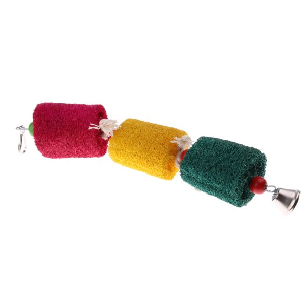 Maxbell Maxbell Hanging Chew Toy Parrot Chewing Toy with a Bell Teeth Care Treat and Chew ##20 Online now