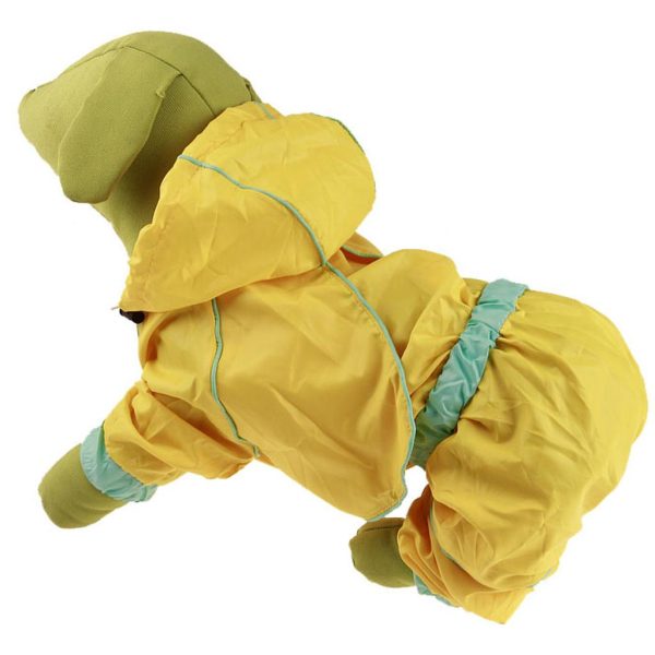 Maxbell Maxbell Waterproof Outdoor Clothing Unisex Dog Raincoat Jacket Coat  Yellow L Cheap