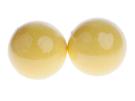 Maxbell Maxbell 2 Pieces 100g Women Bubble Bath Salt Essential Oil Bomb Balls Yellow For Cheap