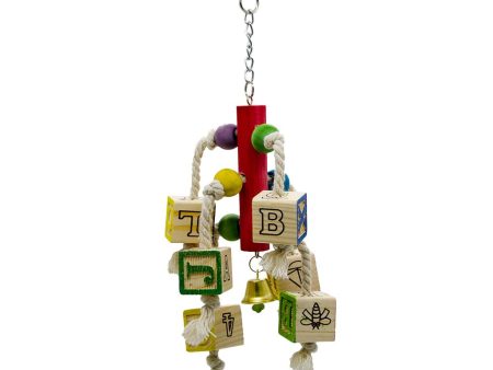 Maxbell Maxbell Birds Parrots Cage Parrot Cage Hanging Toys Bird Cage Wooden Blocks Toy Fashion