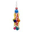 Maxbell Maxbell Parrot Hanging Toys Colorful Ball Block Pet Bird Bite Chewing Toy Style 6 Online now