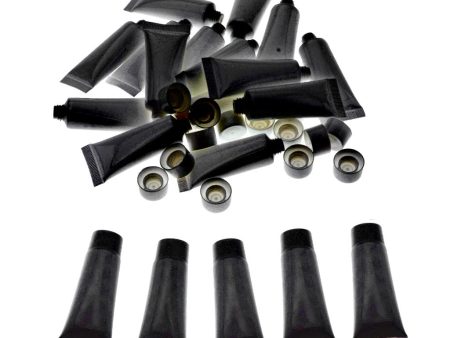 Maxbell Maxbell 10ml 20pcs Empty Plastic Tubes Bottles for Lotion as described black 10ml Sale