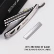 Maxbell Maxbell Safety Stainless Steel Folding Straight Razor Shaver for Men Beard Grooming Sale