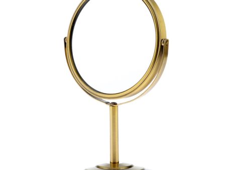 Maxbell Maxbell 6in Round Tabletop Vanity Swivel Makeup Mirror 2-sided 2x Magnifying Bronze Online Sale