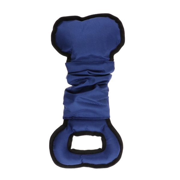 Maxbell Maxbell 2Pcs Bone Type Dog Bite Tug Pillow Durable Exercise Training Toys Blue For Cheap