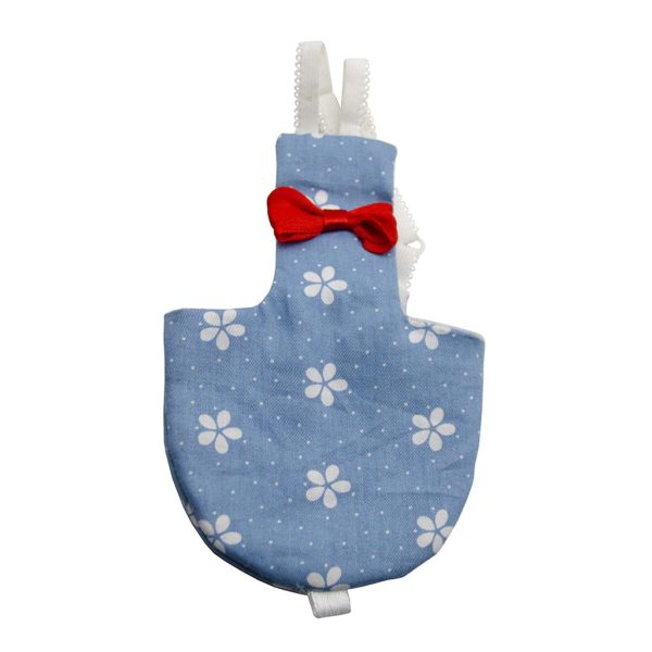 Maxbell Maxbell 1 Pc Blue Floral Print Adjustable Parrot Nappy Diaper with Hook and Loop S Online