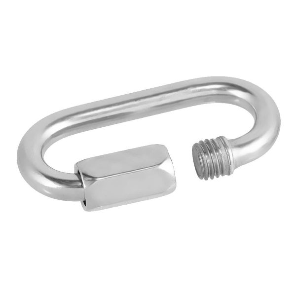 Maxbell Maxbell 1PC 6mm 316 Stainless Steel Chain Quick Link Marine Grade Outdoor Buckle on Sale