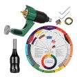 Maxbell Maxbell Tattoo Machine Kit w  Color Wheel Practise Set for Body Tattooing Art Green Online