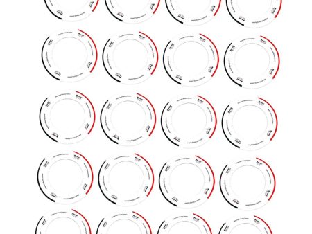 Maxbell Maxbell 20 Pieces Universal Protective Collars Ring for 14 oz Wax Heater Pot Warmer Cheap