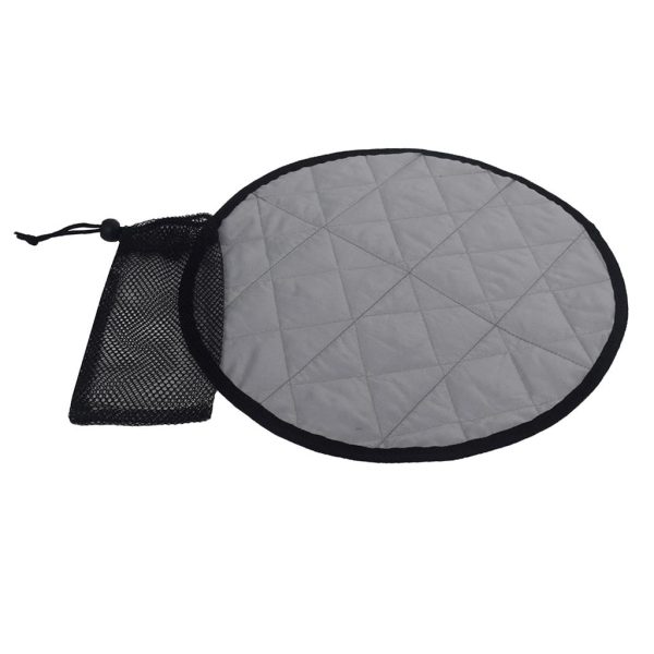 Maxbell Maxbell Foldable Seat Pad Chair Seat Padded Cushion with Storage Bag Gray For Discount