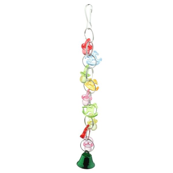 Maxbell Maxbell Parrot Acrylic Pacifier Bites Toy Chew Bites Gnawing Hanging String Toys For Sale