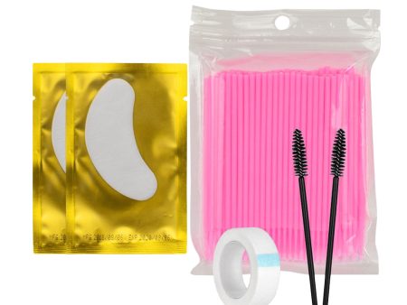 Maxbell Maxbell 4 in 1 Professional Beginner Grafting Eye Lash Eyelash Extensions Set Pink For Sale