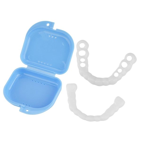 Maxbell Maxbell Plastic Orthodontic Retainer Aligner Case Teeth Braces Storage Box Blue 02 Sale