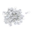 Maxbell Maxbell 100Pcs Hair Dreadlock Bead Braid Decor Jewelry Rings Hair Pendants Silver Cheap